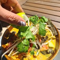 Yummy laksa at Heal.Thy Self Co in Yarraville