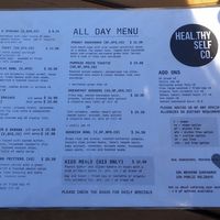 Menu Apr 2025 at Heal.Thy Self Co in Yarraville