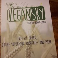 Menu at Vegansky in Dortmund