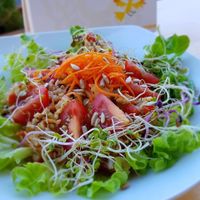 One of many summer salads :) at Veganatural in Giessen