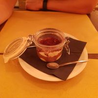 Vegan tiramisu at Origano Trevi in Rome