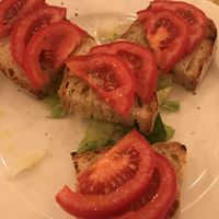 Vegan Bruschetta  at Origano Trevi in Rome