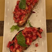 Bruschetta for one person  at Origano Trevi in Rome