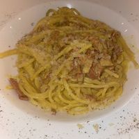 Vegan carbonara   at Origano Trevi in Rome