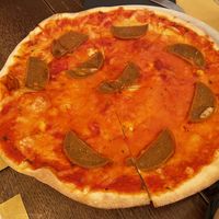 Pizza alla diavola veg  at Origano Trevi in Rome