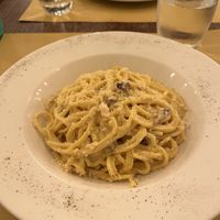 Vegan carbonara   at Origano Trevi in Rome