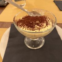 Vegan tiramisu   at Origano Trevi in Rome