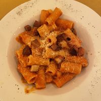 Amatriciana vegan  at Origano Trevi in Rome