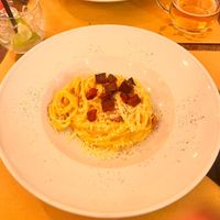Vegan carbonara 🤌🏼  at Origano Trevi in Rome