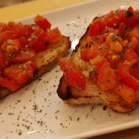 Bruschetta at Origano Trevi in Rome
