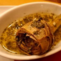 Artichoke - Roman style at Origano Trevi in Rome