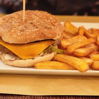 Lentil burger at Origano Trevi in Rome