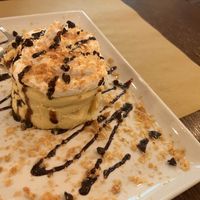 vegan “thousand leaves” dessert  at Origano Trevi in Rome