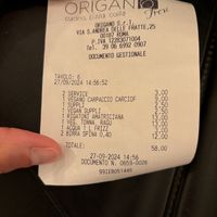   at Origano Trevi in Rome