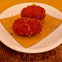 Vegan suppli at Origano Trevi in Rome