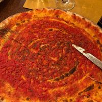 Marinara pizzaa  at Origano Trevi in Rome