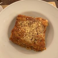 vegan lasagna   at Origano Trevi in Rome