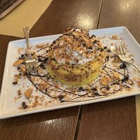 dessert cake, good for sharing!  at Origano Trevi in Rome