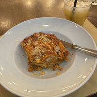 vegan lasagna   at Origano Trevi in Rome