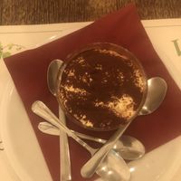 Vegan tiramisu   at Origano Trevi in Rome