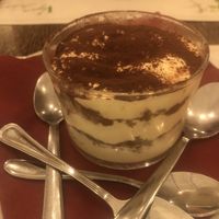 Vegan tiramisu   at Origano Trevi in Rome
