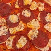 Vegan diavola pizza  at Origano Trevi in Rome