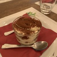 Vegan tiramisu   at Origano Trevi in Rome