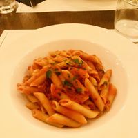 Penne arrabiata  at Origano Trevi in Rome