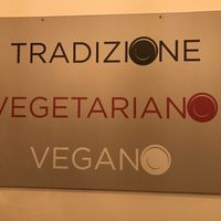 Sign on the wall at Origano Trevi in Rome