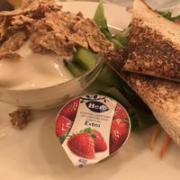 Vegan breakfast  at Origano Trevi in Rome