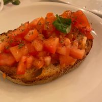 Bruschetta  at Origano Trevi in Rome