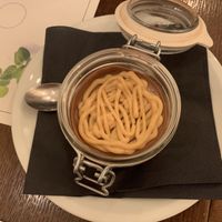 Vegan mousse at Origano Trevi in Rome