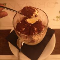 Tiramisu at Origano Trevi in Rome