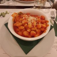 Vegan Gnocchi at Origano Trevi in Rome