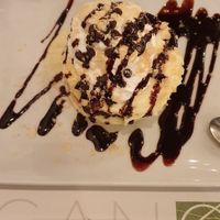 Vegan dessert at Origano Trevi in Rome