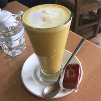 golden milk at The Green Kitchen in St Albans