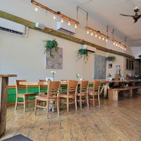 Interior at Jungle Cafe in Brooklyn