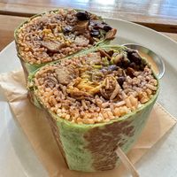 Jungle burrito   at Jungle Cafe in Brooklyn