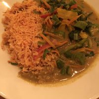 Coconut curry at Jungle Cafe in Brooklyn