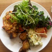 From the buffet at Jungle Cafe in Brooklyn