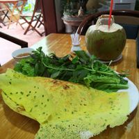Banh Xeo at Phuong Mai Vegetarian Restaurant in Ho Chi Minh City