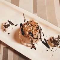 Dolce veg alla nocciola at Albaspina in Monticello Conte Otto