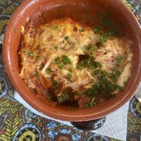 Vegan lasagne   at Licchio's Bar in Taormina