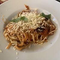 Pasta alla Norma  at Licchio's Bar in Taormina