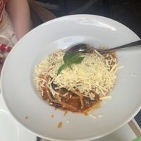 Spaghetti alla Norma   at Licchio's Bar in Taormina