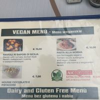 Menu 4  at Licchio's Bar in Taormina