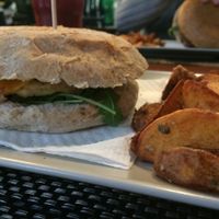 Vegan Burger at Black Mamba Burgers and Records in Porto
