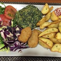 Burger Crusty - Tofu c/ Espinafres / Tofu w/ Spinach at Black Mamba Burgers and Records in Porto