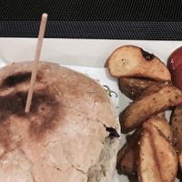 burgers at Black Mamba Burgers and Records in Porto