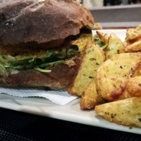 core burguer  at Black Mamba Burgers and Records in Porto